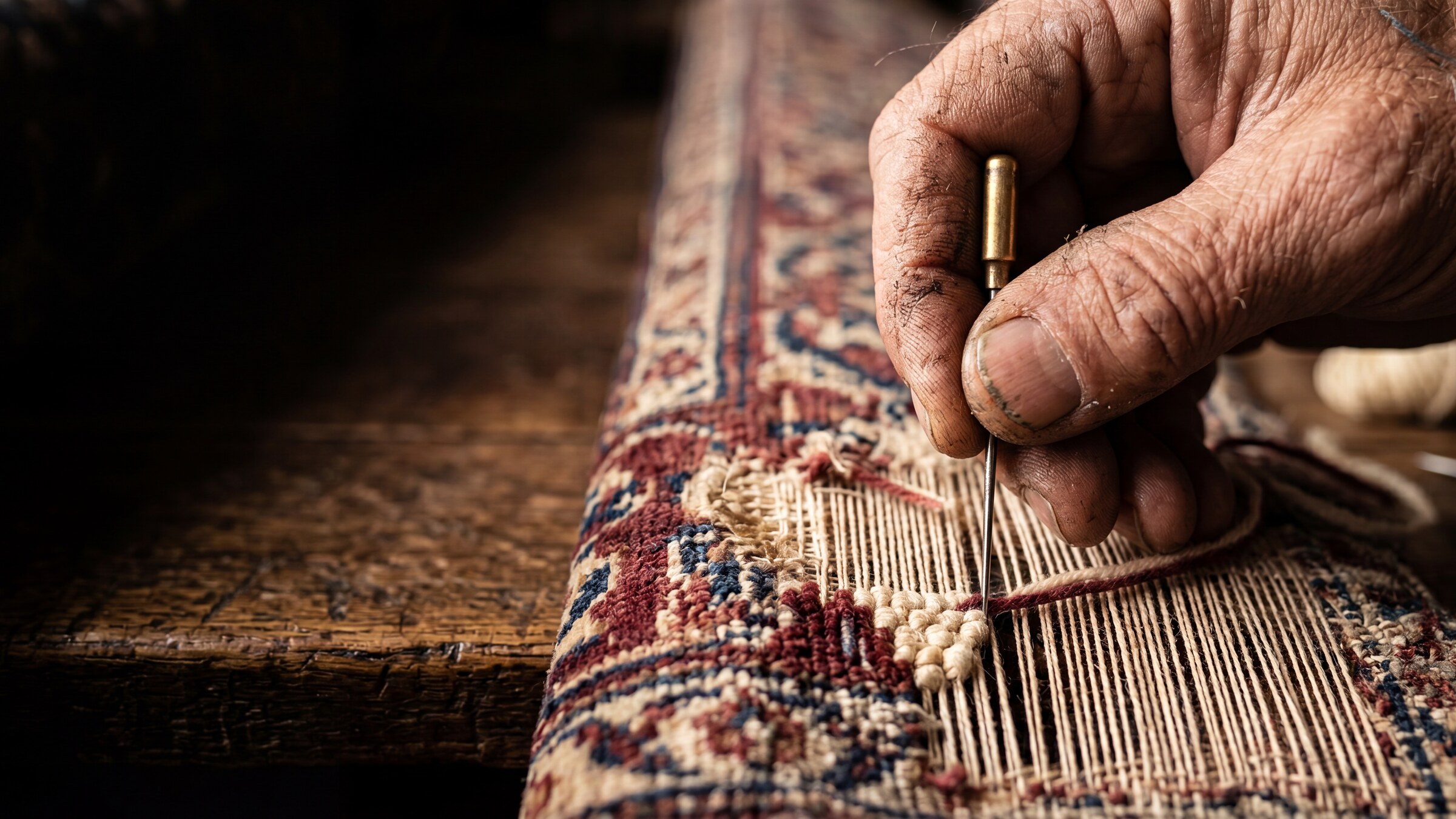 Teppichreparatur und Restauration in Handarbeit